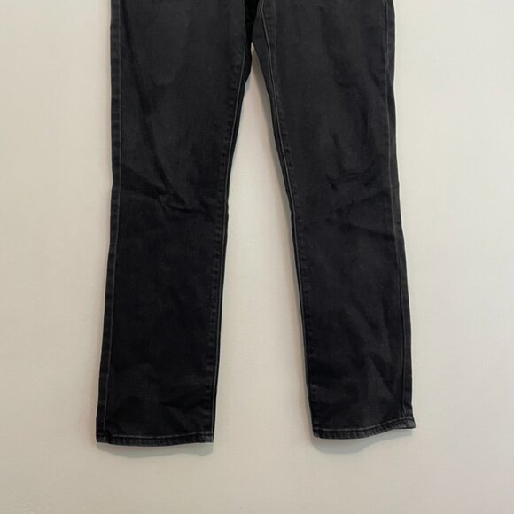 LEVI'S LEVIS Mid Rise Skinny Jeans Solid Black Stretch Skinny Jean 8 tag W29 L30 - Picture 4 of 14